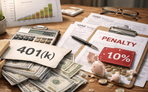 ¿Cuál es el costo real de retirar dinero de tu 401(k) antes de tiempo?